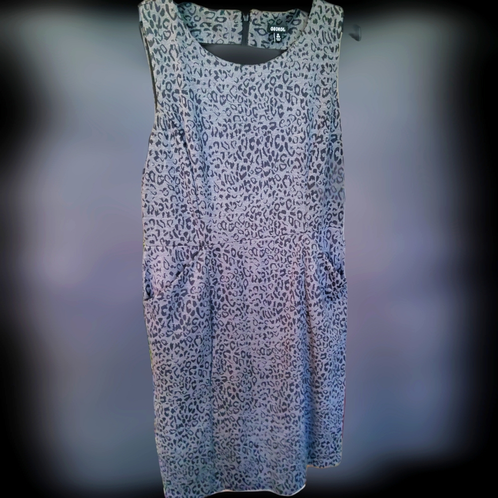 Knee length dress heavyweight  double pocket